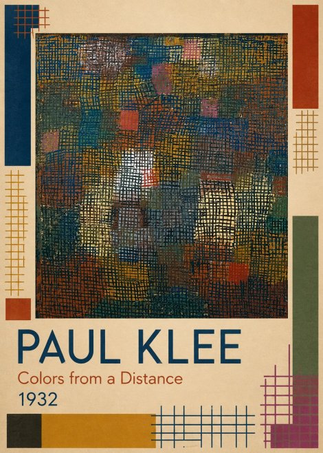 Paul Klee Colors from a Distance No1 - Juliste