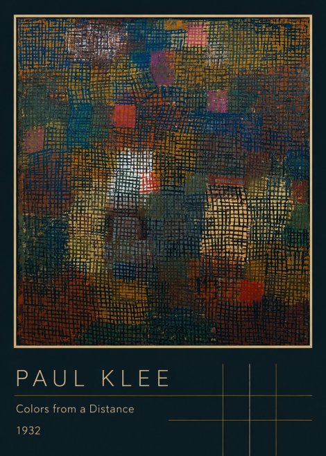 Paul Klee Colors from a Distance No2 - Juliste