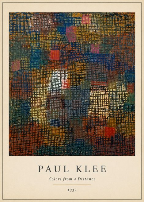 Paul Klee Colors from a Distance No4 - Juliste