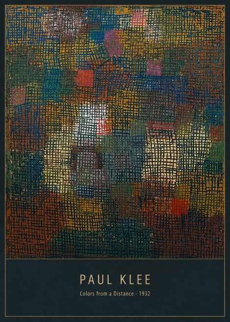 Paul Klee Colors from a Distance No5 - Juliste