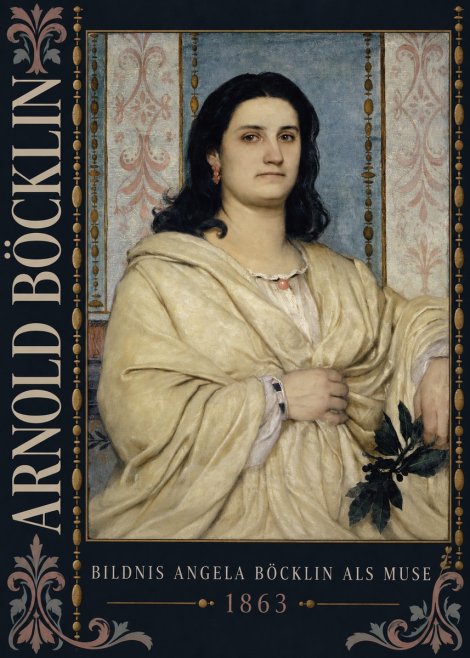 Arnold Böcklin Bildnis Angela Böcklin Als Muse No5 - Juliste