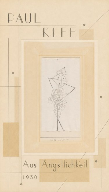 Paul Klee Aus Ängstlichkeit No3 - Juliste