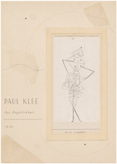 Paul Klee Aus Ängstlichkeit No4 - Juliste