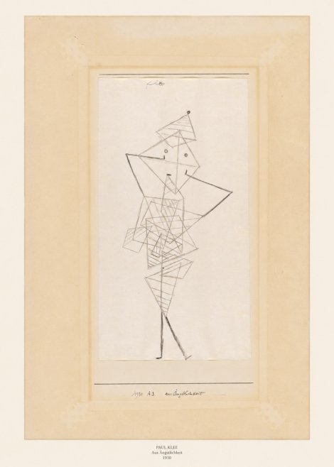 Paul Klee Aus Ängstlichkeit No6 - Juliste