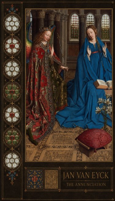 Jan van Eyck The Annunciation I No2 - Juliste