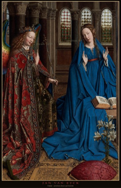 Jan van Eyck The Annunciation I No6 - Juliste