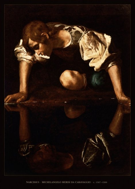 Michelangelo Merisi da Caravaggio Narcissus I No6 - Juliste