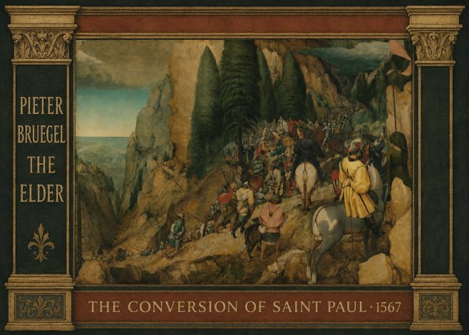 Pieter Bruegel The Conversion of Saint Paul I No4 - Juliste