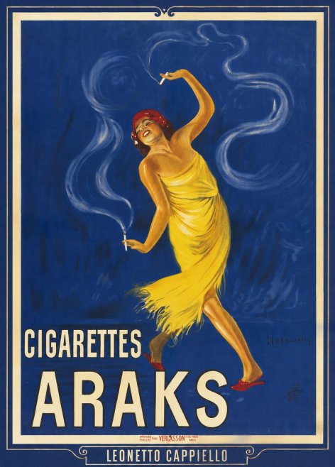 Leonetto Cappiello Cigarettes Araks No1 - Juliste