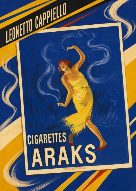 Leonetto Cappiello Cigarettes Araks No3 - Juliste