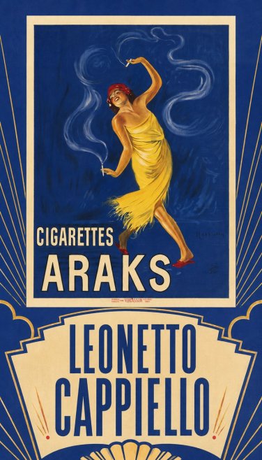Leonetto Cappiello Cigarettes Araks No5 - Juliste