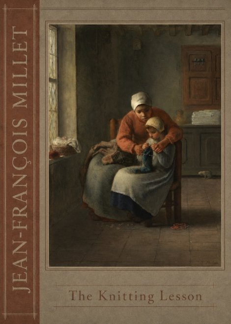 Jean-François Millet The Knitting Lesson II No2 - Juliste