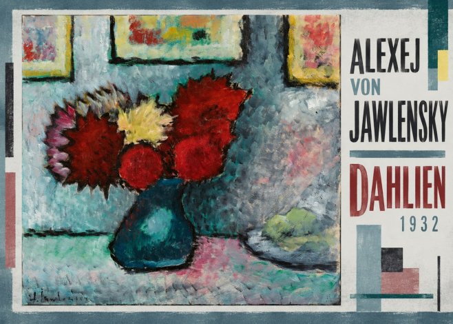 Alexej von Jawlensky Dahlien No2 - Juliste