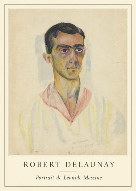 Robert Delaunay Portrait De Léonide Massine No4 - Juliste