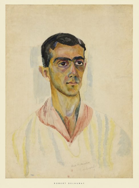 Robert Delaunay Portrait De Léonide Massine No6 - Juliste