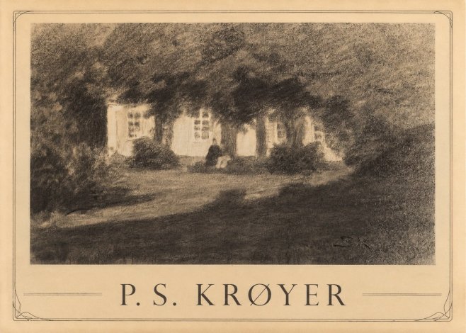 P.S. Krøyer Fra Krøyers Hus Og Have I Skagen No1 - Juliste