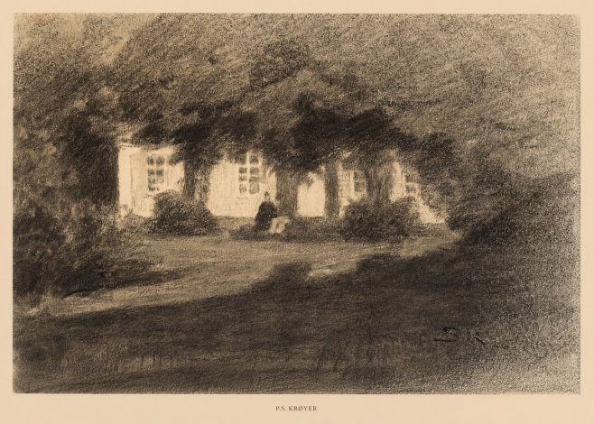 P.S. Krøyer Fra Krøyers Hus Og Have I Skagen No6 - Juliste