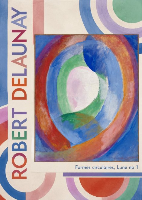 Robert Delaunay Formes Circulaires, Lune No 1 No2 - Juliste
