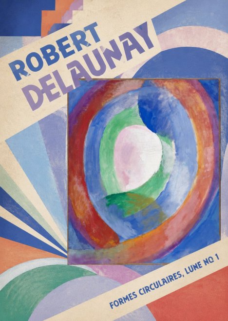 Robert Delaunay Formes Circulaires, Lune No 1 No4 - Juliste