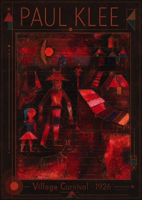 Paul Klee Village Carnival No1 - Juliste
