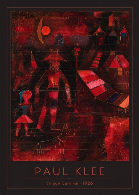Paul Klee Village Carnival No4 - Juliste