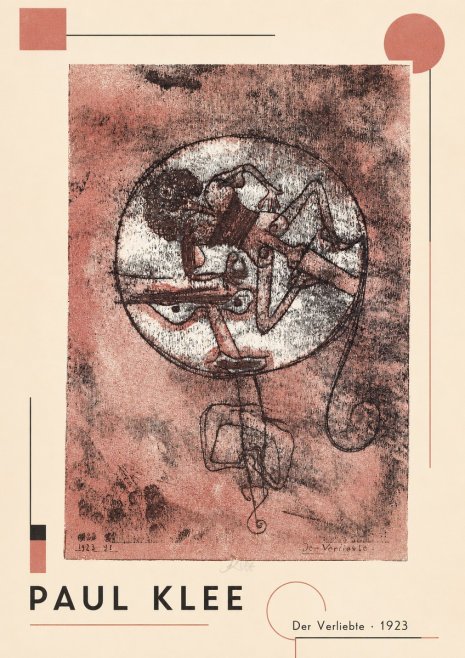 Paul Klee Der Verliebte I No2 - Juliste