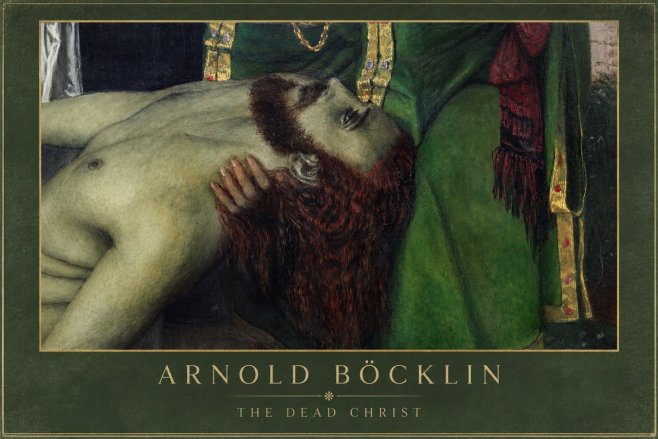 Arnold Böcklin The Dead Christ No1 - Juliste