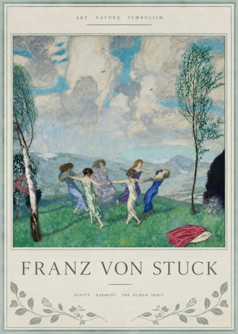 Franz von Stuck Spring Dance No4 - Juliste