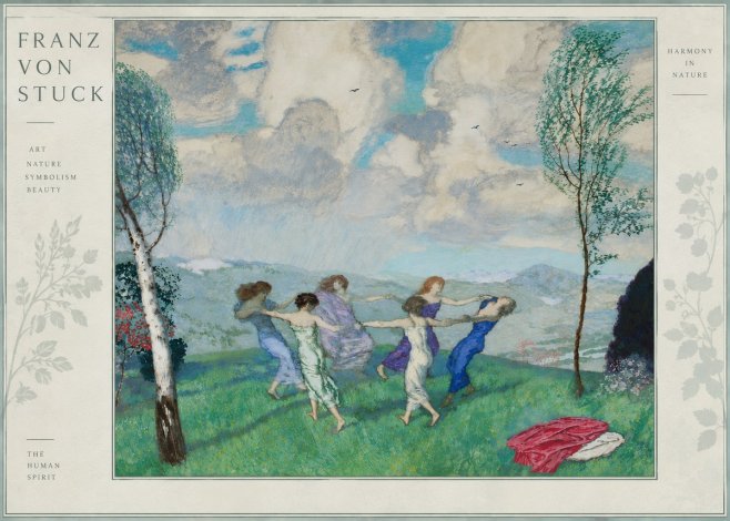 Franz von Stuck Spring Dance No5 - Juliste