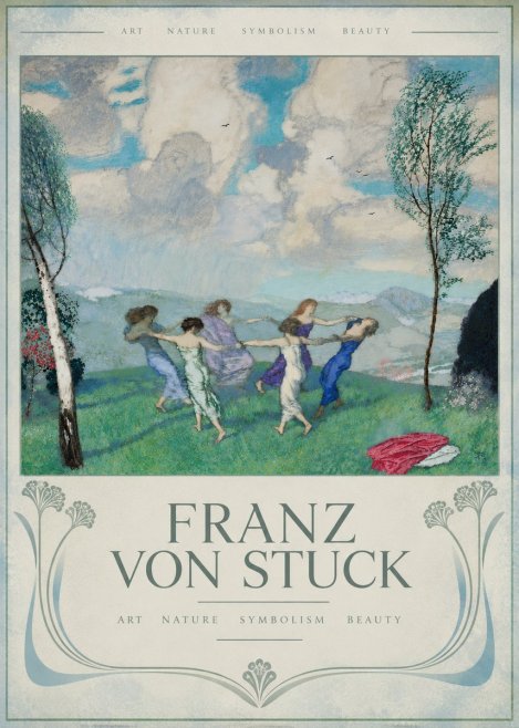 Franz von Stuck Spring Dance No6 - Juliste