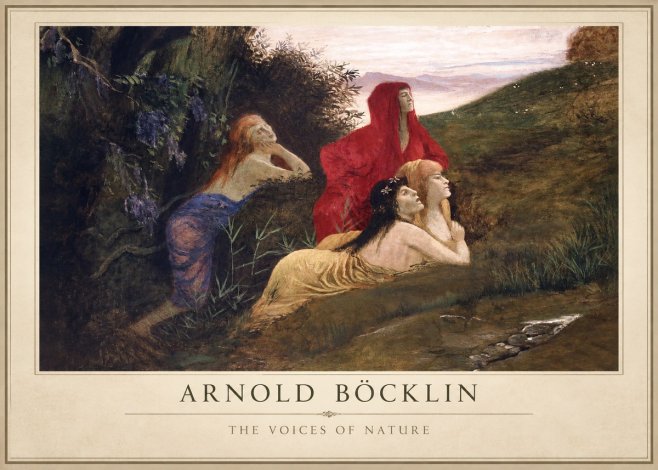 Arnold Böcklin The Voices of Nature No1 - Juliste