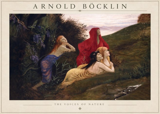 Arnold Böcklin The Voices of Nature No3 - Juliste