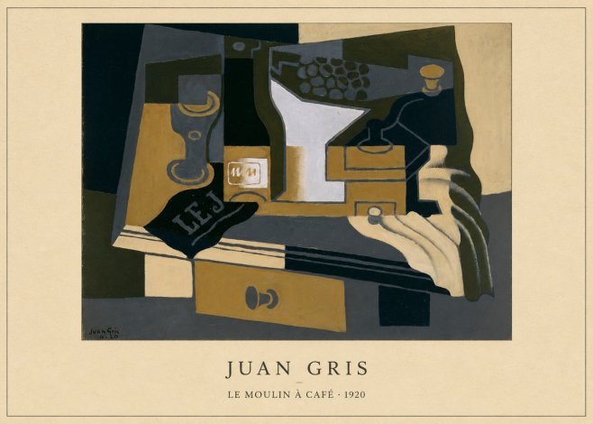 Juan Gris Le Moulin À Café No3 - Juliste
