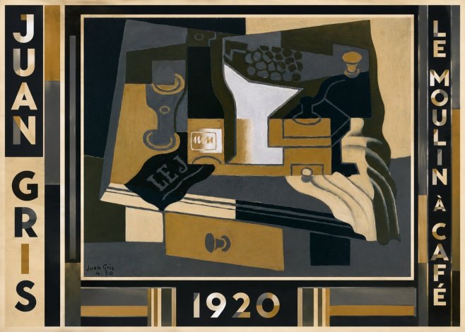 Juan Gris Le Moulin À Café No5 - Juliste