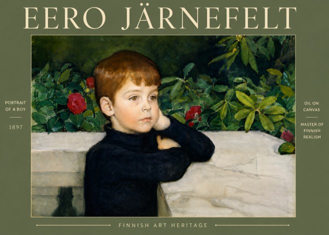 Eero Järnefelt Portrait of a Boy No4 - Juliste