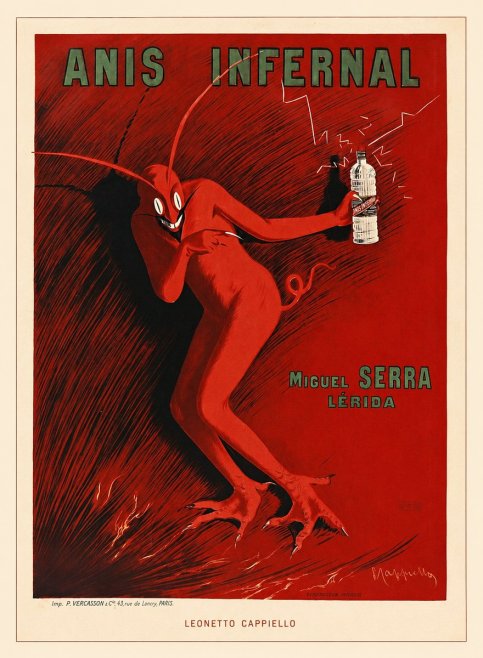 Leonetto Cappiello Anis Infernal II No6 - Juliste