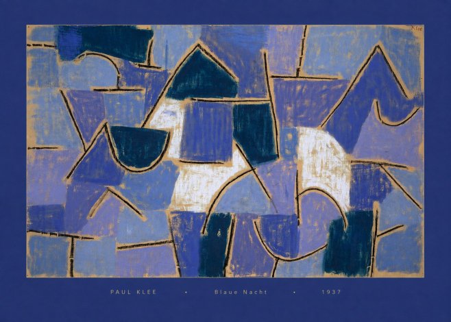 Paul Klee Blaue Nacht No6 - Juliste