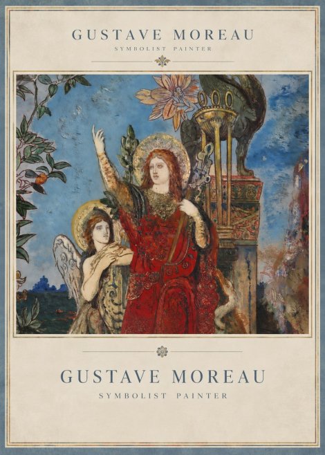 Gustave Moreau The Apparition I No3 - Juliste