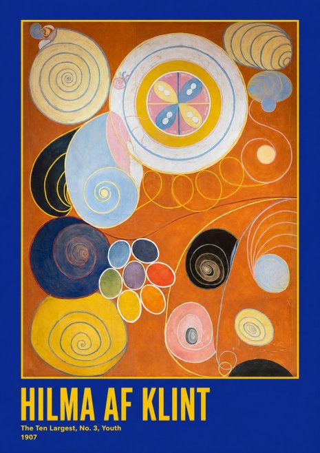 Hilma af Klint The Ten Largest, No. 3, Youth No2 - Juliste