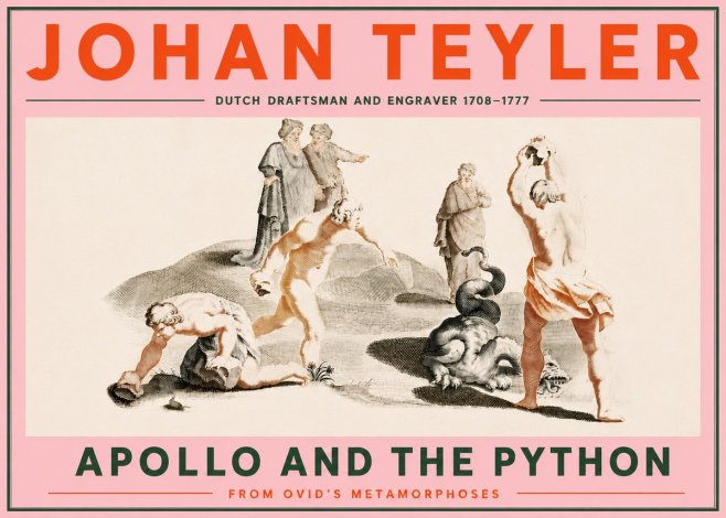 Johan Teyler Apollo and the Python No5 - Juliste