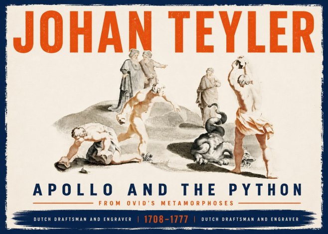 Johan Teyler Apollo and the Python No6 - Juliste