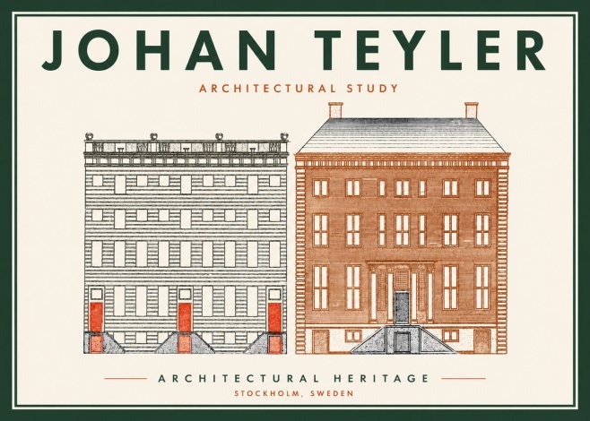 Johan Teyler Two Houses No6 - Juliste