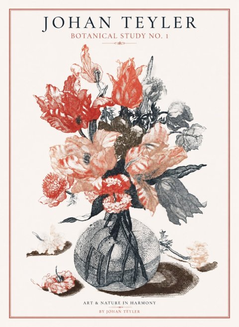 Johan Teyler Botanical Study No. 1 No1 - Juliste