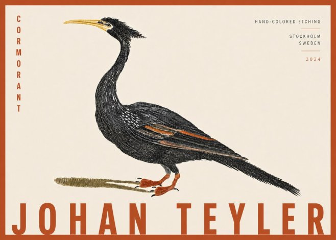 Johan Teyler Cormorant No4 - Juliste