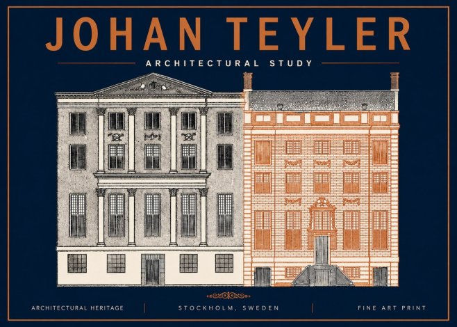 Johan Teyler Architectural Study III No4 - Juliste