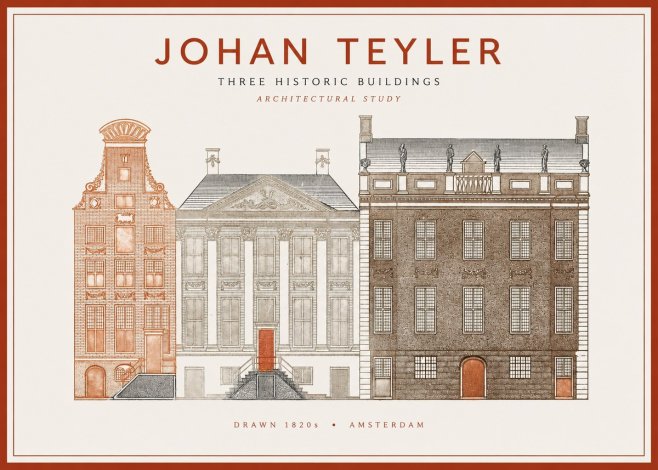 Johan Teyler Three Historic Buildings No1 - Juliste