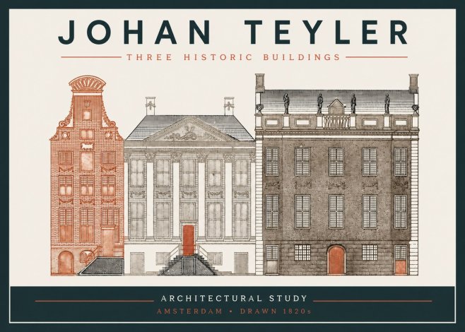 Johan Teyler Three Historic Buildings No3 - Juliste