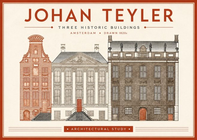 Johan Teyler Three Historic Buildings No4 - Juliste