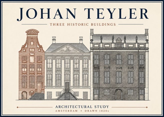 Johan Teyler Three Historic Buildings No6 - Juliste