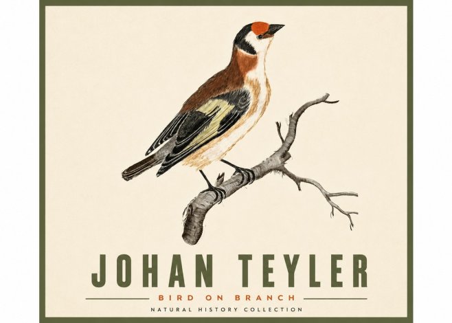 Johan Teyler Song of the Finch No5 - Juliste